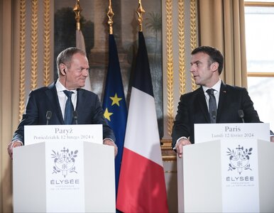 Miniatura: Tusk spotkał się z Macronem. Zapowiedź...