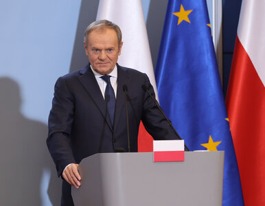 Miniatura: Gorzkie słowa Tuska po wiecu Nawrockiego....
