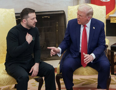 Miniatura: Trump ostro o Zełenskim. Poszło o Krym